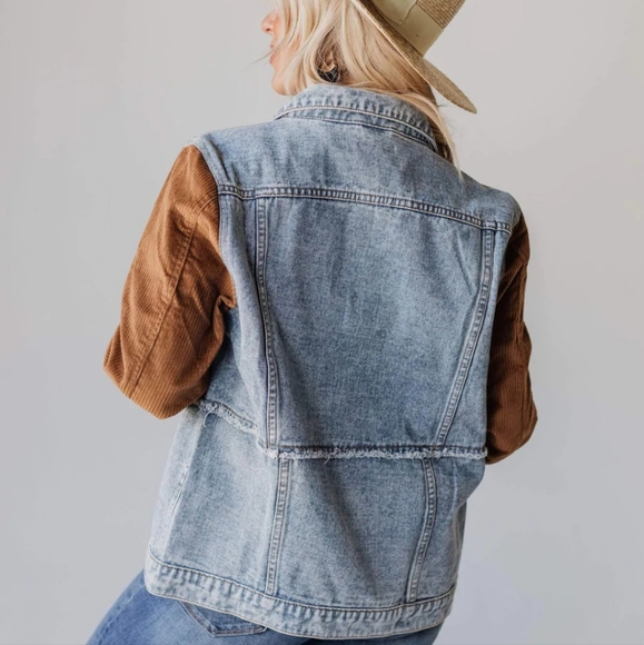 Corduroy and Jean Jacket - Picture 1 of 2